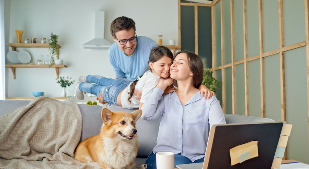 How does the stress of managing a home affect moms